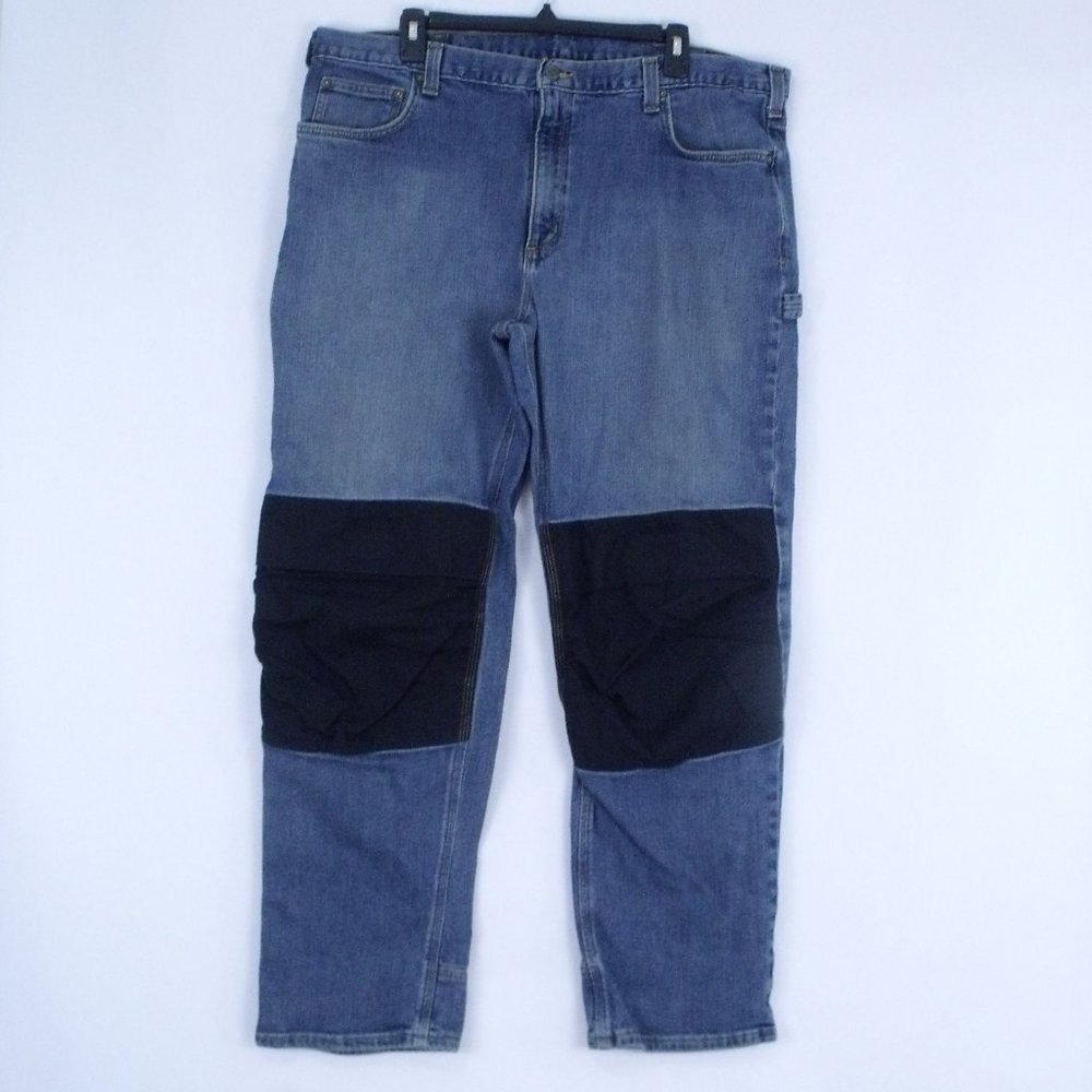 Carhartt 5 Pocket Work Jeans Knee Pad Slots 42x32